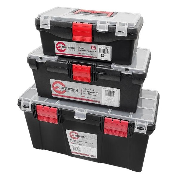 

Набор ящиков для инструментов INTERTOOL BX-0003