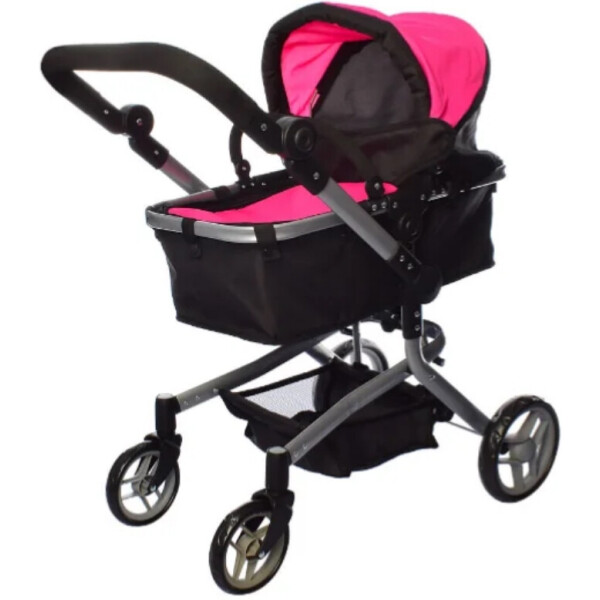 

Коляска для кукол Melogo 9695A (pink/black)