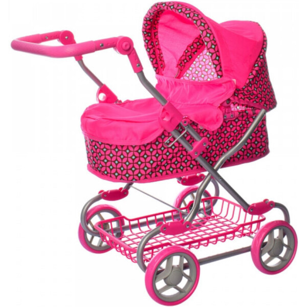 

Коляска для кукол Melogo 9680W (pink/brown)