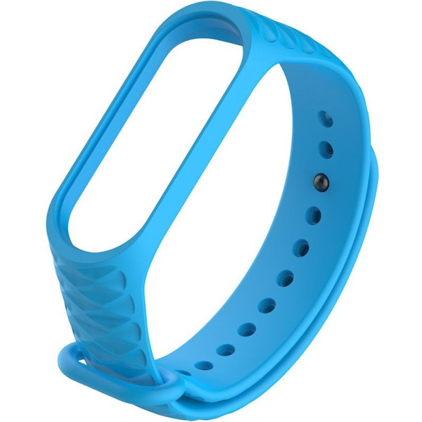 

Ремешок для фитнесс браслета Xiaomi Mi Band 3 UWatch Replacement Rhombus Silicone Band 3 Blue
