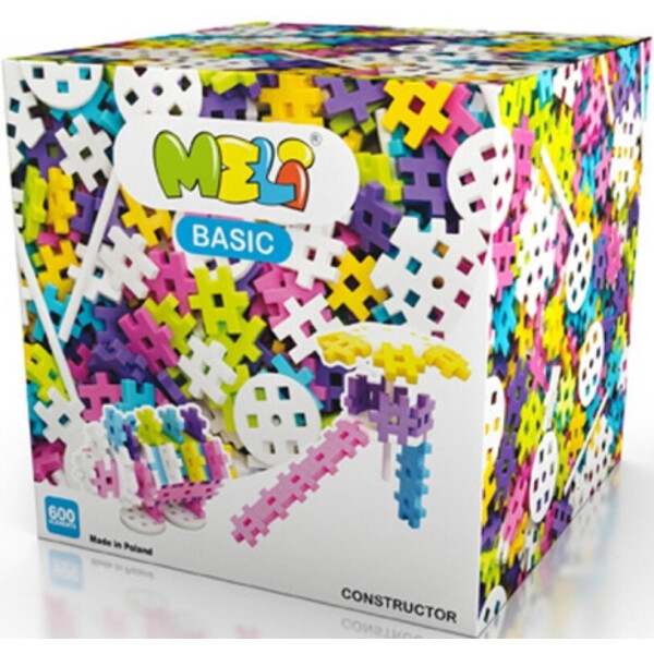 

Конструктор Meli Basic Constructor Pink, 600 элементов (50070)