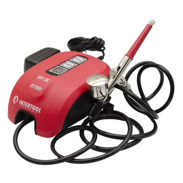 

Краскопульт - аэрограф электрический Intertool DT-5001