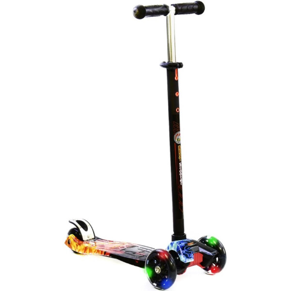 

Самокат MAXI Best Scooter, 3 колеса, свет, 50 кг, огненный (А 24651 /5546743)