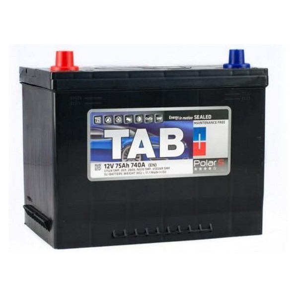 

Автомобильный аккумулятор TAB 75Ач 12В Polar S Japan(TPSJ75-1)