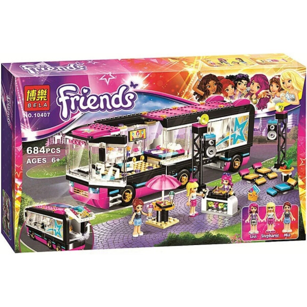 

Конструктор Bela Friends Поп-звезда на гастролях (10407)