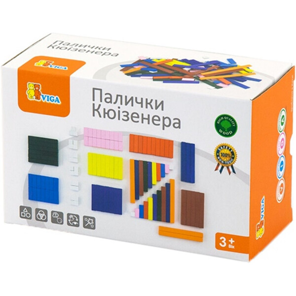

Набор для обучения Viga Toys "Палочки Кюизенера" (51765)
