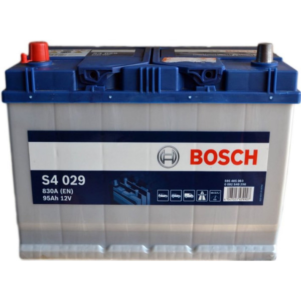 

Автомобильный аккумулятор Bosch 6CT-95 S4 Silver (S40 290)