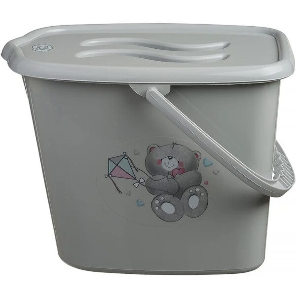 

Ведерко для подгузников и воды Maltex Bear 2145 grey