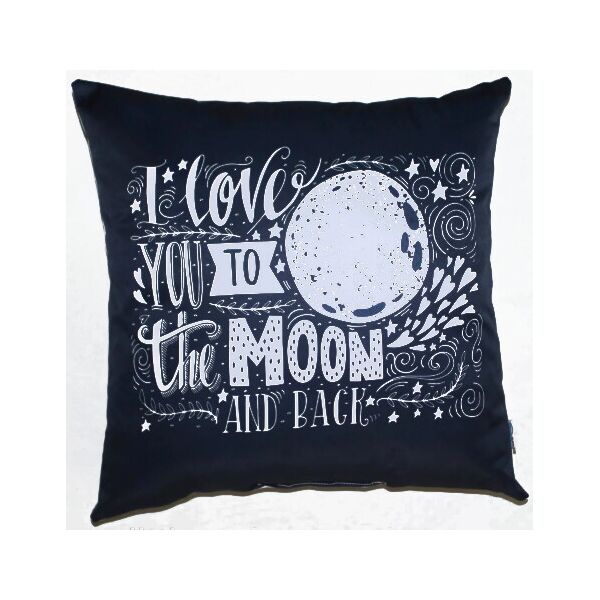 

Подушка серая Moon&back 40х40см