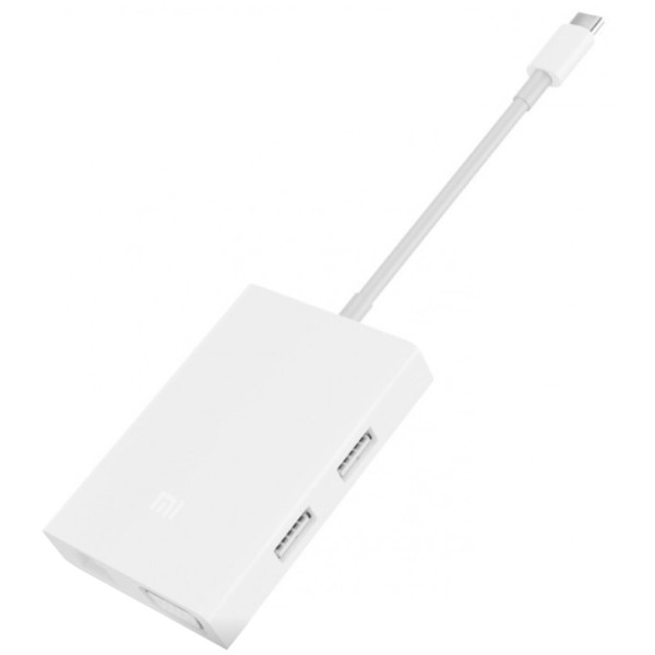 

USB hub Mi Multi-Adapter USB-C to VGA and Gigabit Ethernet White (JGQ4005TY)