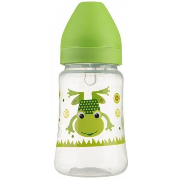 

Бутылочка с широким горлышком Akuku A0319 green 250 мл