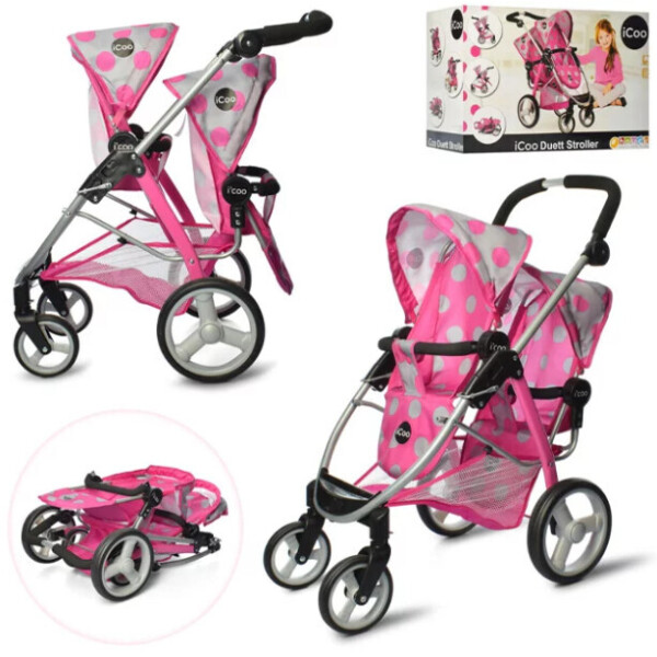 

Коляска для куклы Hauck iCoo Duett Stroller (D91248)