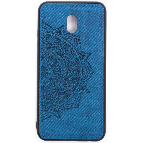 

TPU+Textile чехол Mandala с 3D тиснением для Xiaomi Redmi 8a (Синий) (784297)