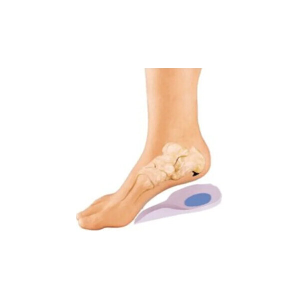 

Подпяточник с гелевой вставкой-амортизатором и удлиненным пелотом Uriel 309 Sil. Heel Pad with Arch Support