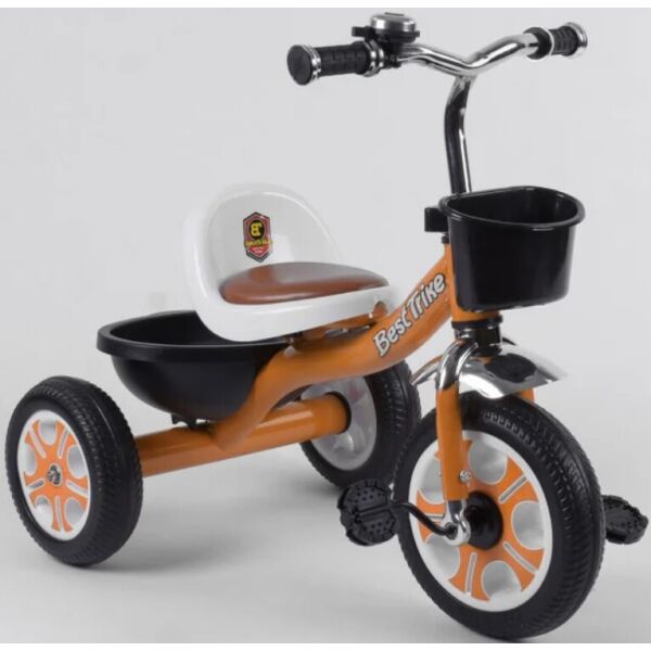 

Детский 3-х колесный велосипед Best Trike LM-5207 оранжевый (пена колеса)