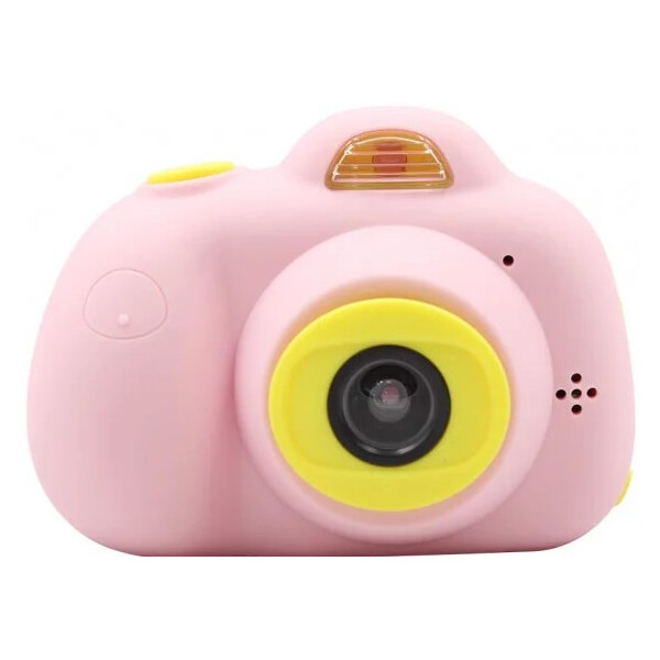 

Детский фотоаппарат Kids Camera с дополнительной камерой для селфи противоударный розовый