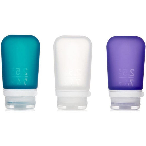 

Набор силиконовых бутылочек Humangear GoToob + 3 Pack Medium Clear / Green / Blue