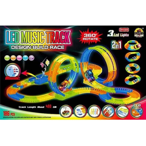 

Гоночный трек Magic Tracks FYD 360 Led Music гоночная трасса 480 см (GD 156 A)