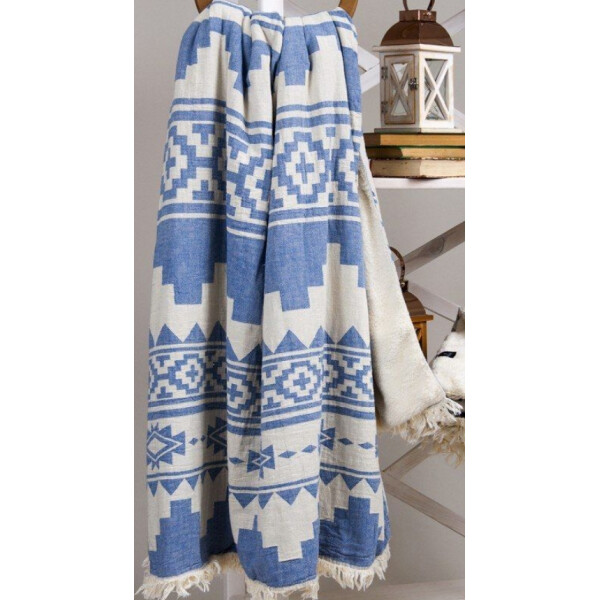

Плед микроплюш Barine - Rug Throw denim 125*170