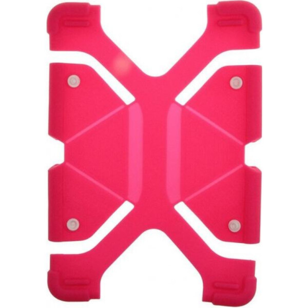 

TOTO Tablet universal stand silicone case Universal 9/12" Hot Pink