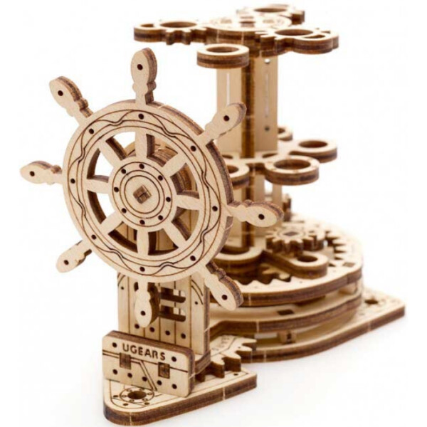 

Механический 3D пазл Ukrainian Gears Штурвал-органайзер