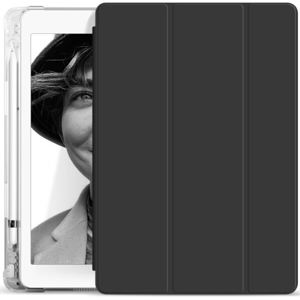 

Чехол-книжка Soft TPU BeCover с креплением Apple Pencil для Apple iPad 10.2 2019/2020/2021 Black (704999)