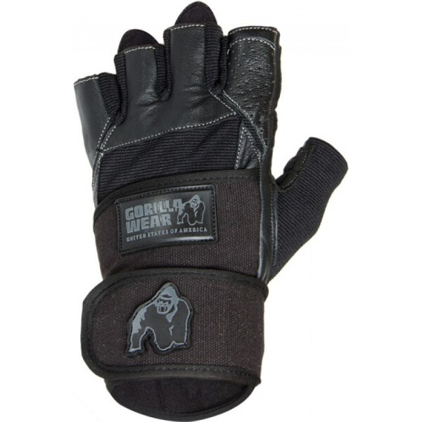 

Перчатки Gorilla Wear Dallas Wrist Wrap Gloves Black XL (4384301926)