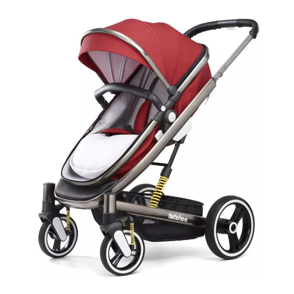 

Детская коляска 2 в 1 трансформер Bebehoo ST401 (red)