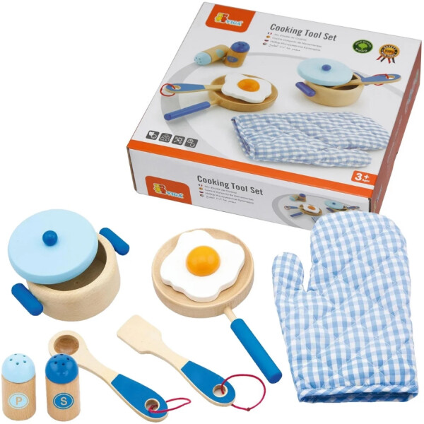 

Игровой набор Viga Toys "Маленький Повар" Голубой