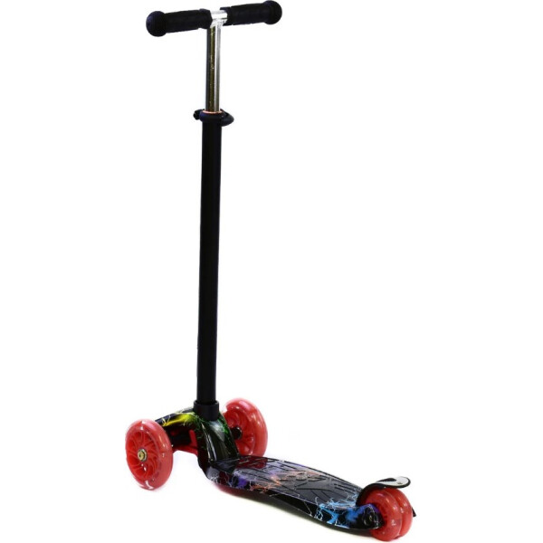 

Самокат MAXI Best Scooter, 3 колеса, свет, 60 кг, молния, (А 24651 /5464646)