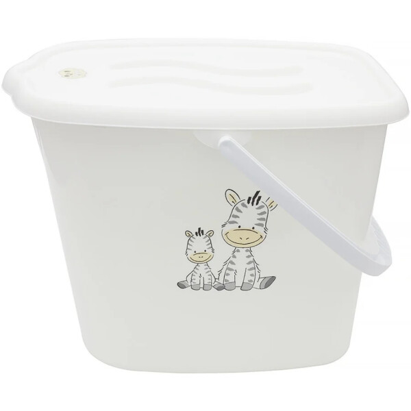 

Ведерко для подгузников и воды Maltex ZEBRA 6906 white