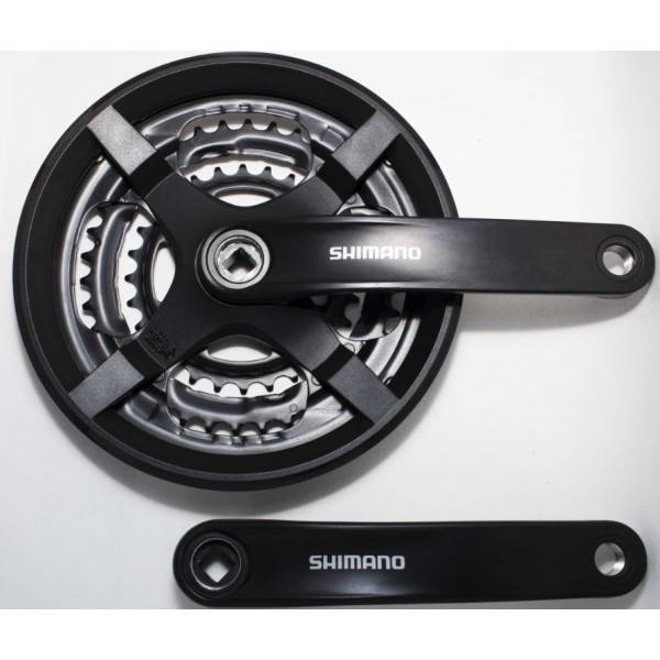 

Шатун SHIMANO TY-301 28/38/48 лапка 170mm 2017- 301 черный