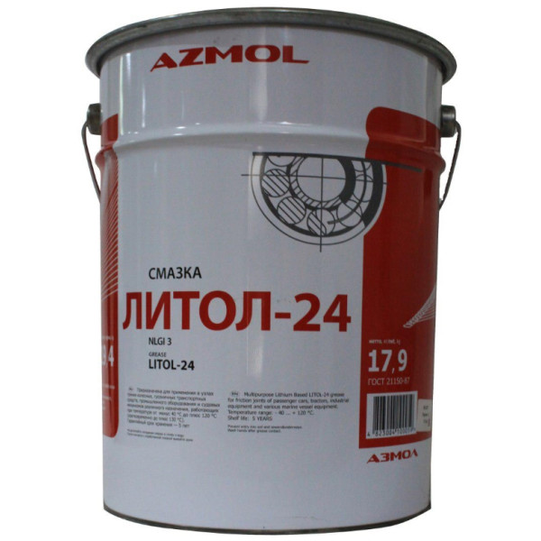 

Смазка AZMOL Litol-24 GOST 17кг