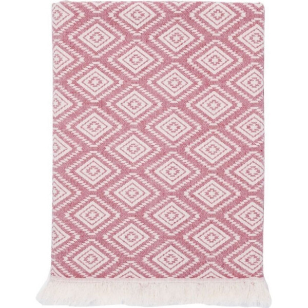 

Плед микроплюш Barine - Diamond Throw burgundy 130*170
