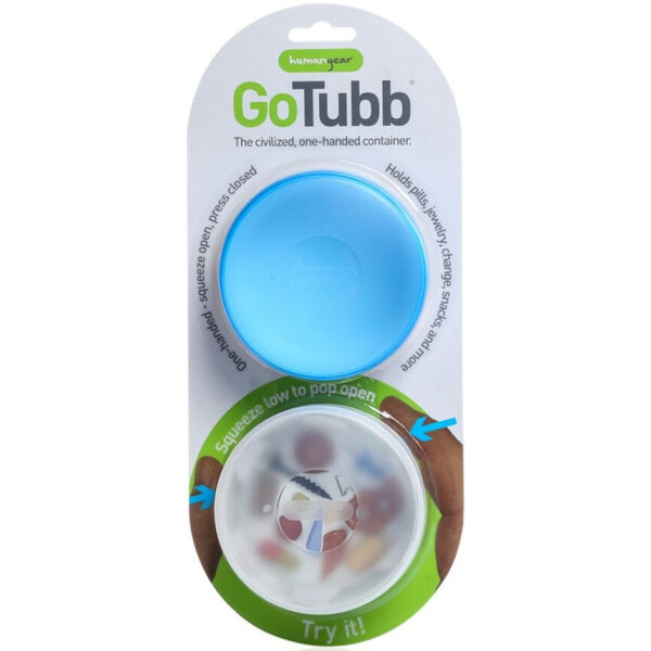 

Набор контейнеров Humangear GoTubb 2-Pack Large Clear / Blue
