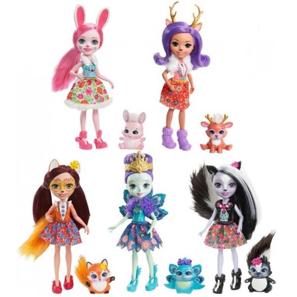 

Кукла Mattel Enchantimals Главные героини в ассорт. (DVH87)