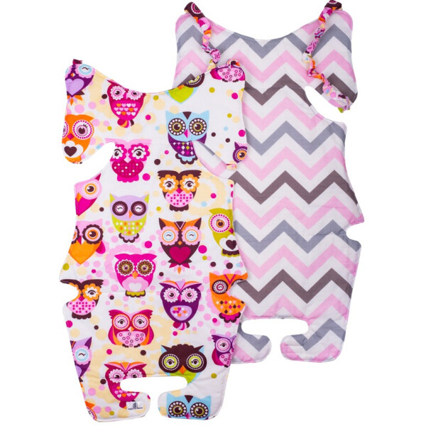 

Матрасик вкладыш в автокресло Merrygoround Owl pink 76х40 см