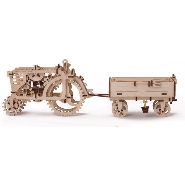 

Конструктор 3D-пазл Ugears Прицеп к трактору