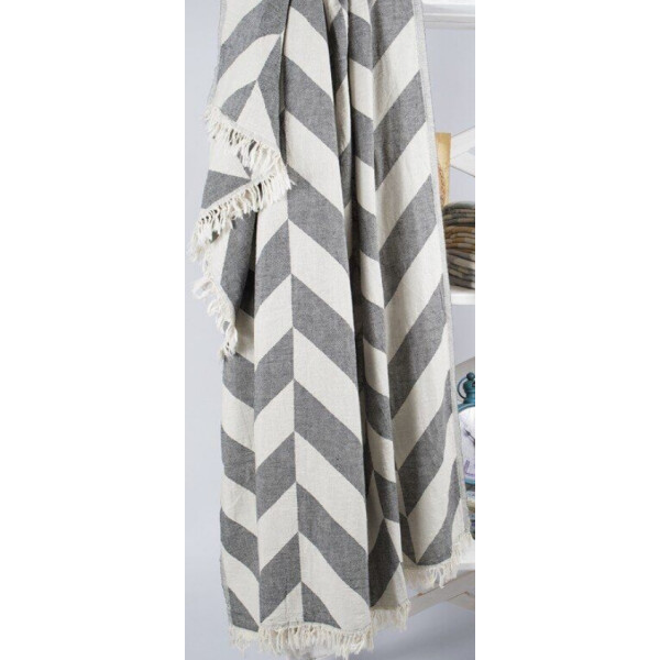 

Плед-накидка Barine - Fishbone Throw Black 130*180
