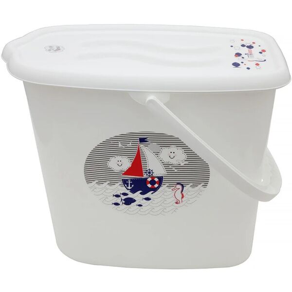 

Ведерко для подгузников и воды Maltex Ocean & sea 5535 white