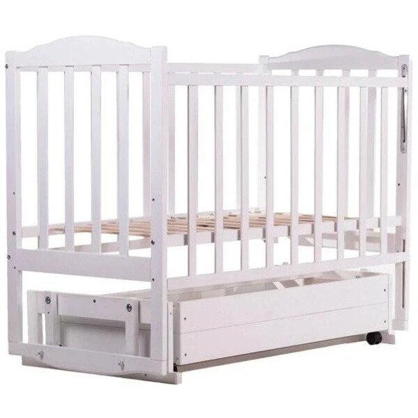 

Кровать Babyroom Зайчонок ZL301 маятник, ящик, откидной бок белая
