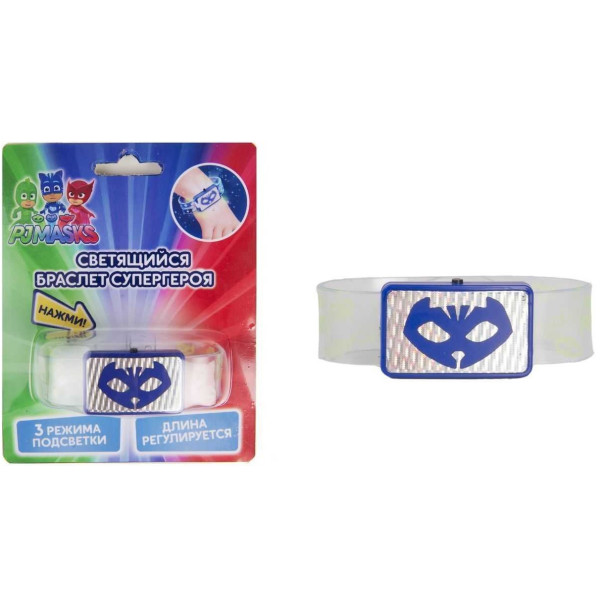 

Светящийся браслет супергероя PJ Masks Кэтбой (120039) (4820171711828)