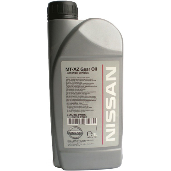 

Трансмиссионное масло Nissan MT-XZ 75W-85, 1л (KE91699931)