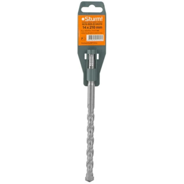 

Бур двойная спираль SDS + Sturm 9019-SDS-D14x210
