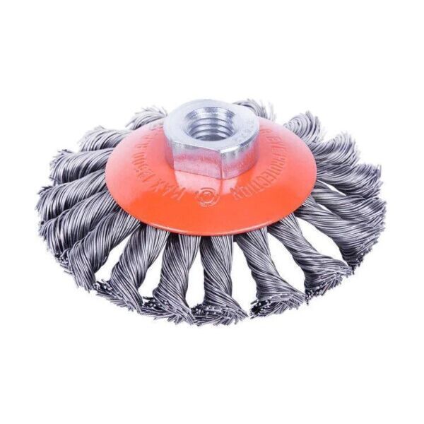 

Щетка конусная из плетеной проволоки D125 M14 HTools, 60K812