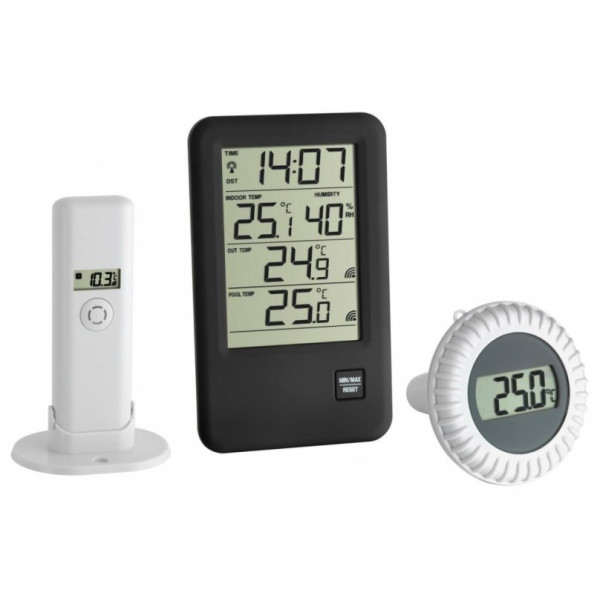 

Термометр для бассейна цифровой TFA Malibu, 158х95х21 (303053.IT)