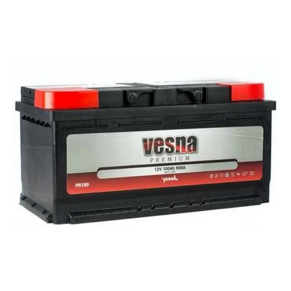 

Автомобильный аккумулятор Vesna 100Ач 12В Premium Euro (415100)