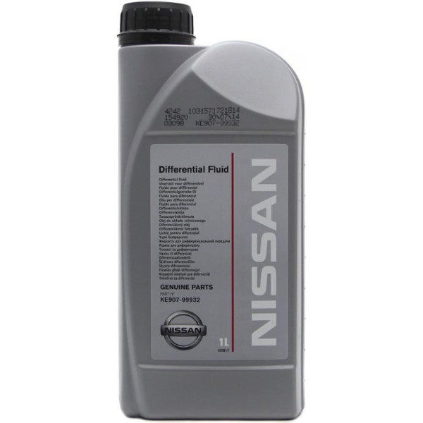 

Трансмиссионное масло Nissan SAE 80W-90, 1л (KE90799932)