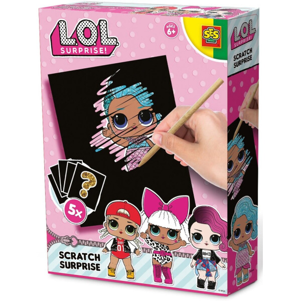 

Набор для творчества Ses Creative серии L.O.L SURPRISE! - СКРЕТЧ СЮРПРИЗ (14194S)