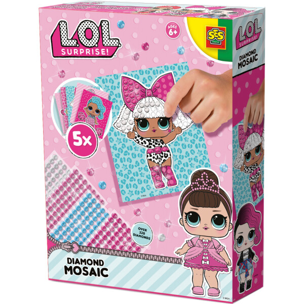 

Набор для занятий мозаикой Ses Creative серии L.O.L SURPRISE! - БЛЕСТЯЩАЯ МОЗАИКА (14195S)